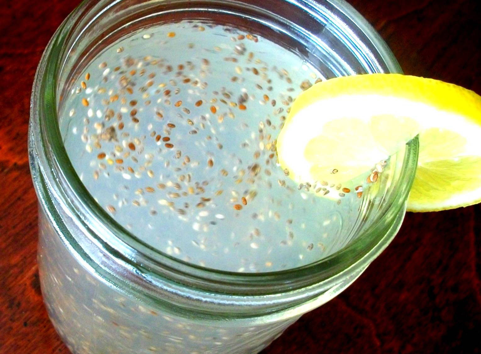 Agua de Limon con Chia